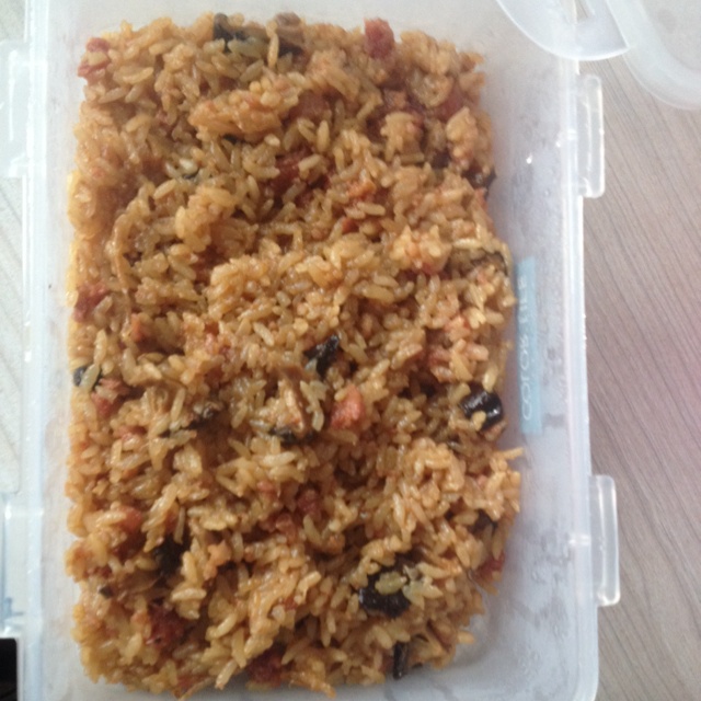 电饭锅版香菇腊肠饭