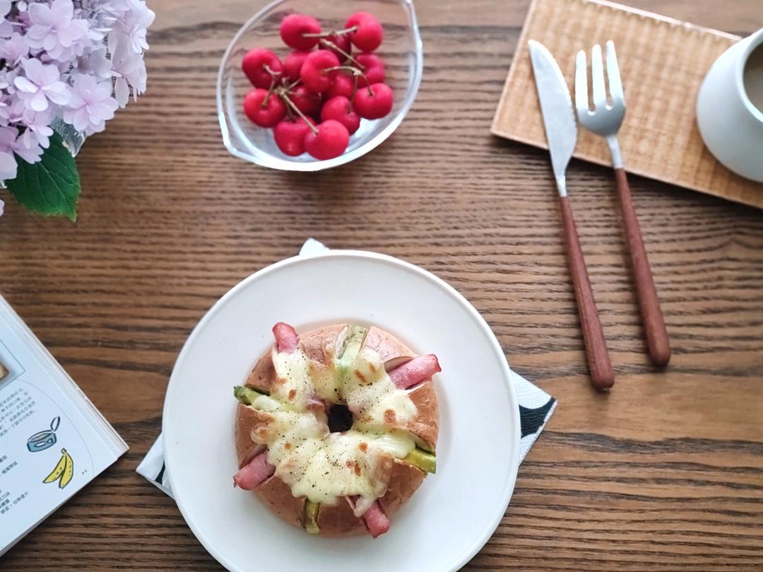 百变贝果三明治