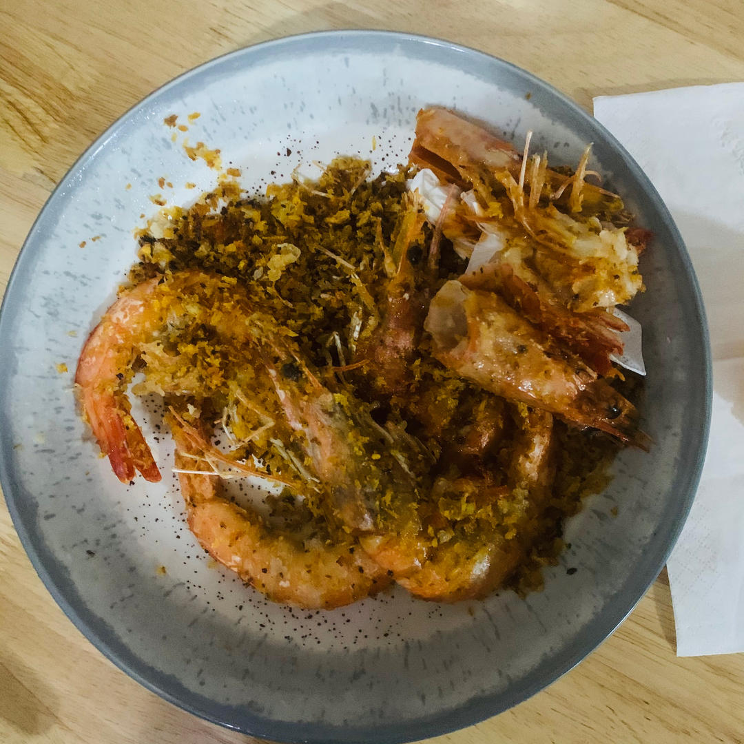 避风塘炒虾