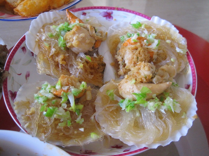 蒜蓉粉丝蒸扇贝