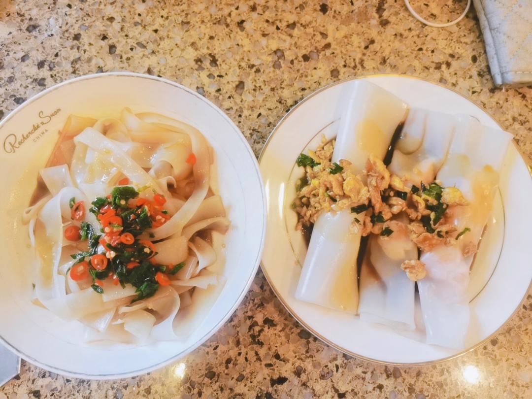 澄面做的凉皮,肠粉的做法