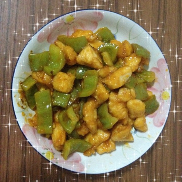 5分钟速食--青椒炒鸡脯
