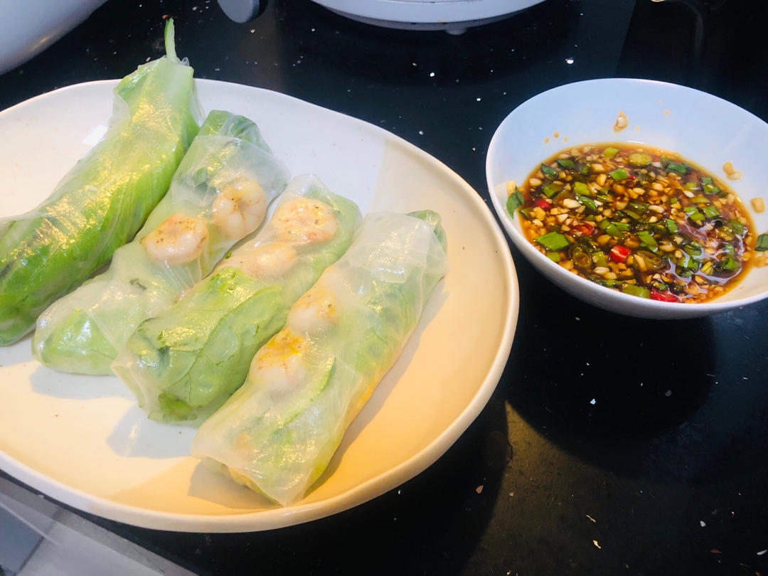 【外貌协会🌴】越南春卷（附蘸汁做法，超低热量！）