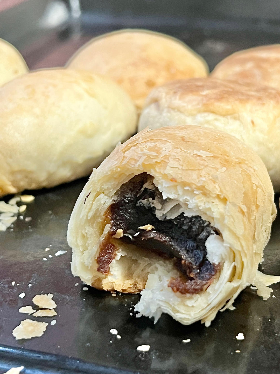 不用揉出膜、不用醒面就能酥掉渣的中式酥皮点心