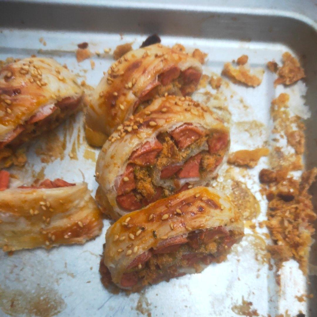 香酥火腿肉松卷