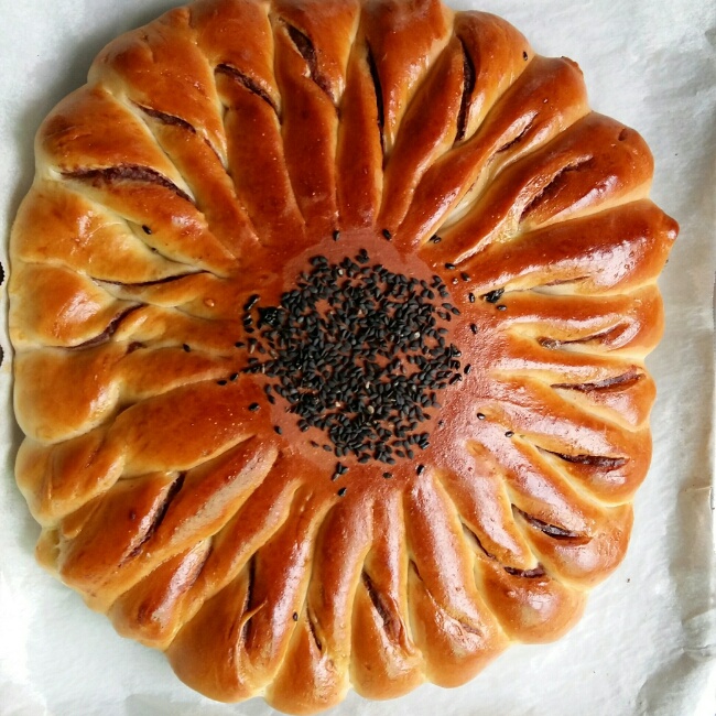 花朵面包-太阳花