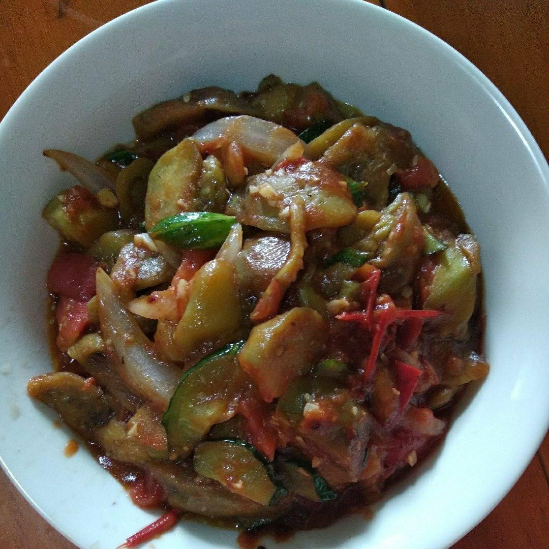 西红柿烧茄子