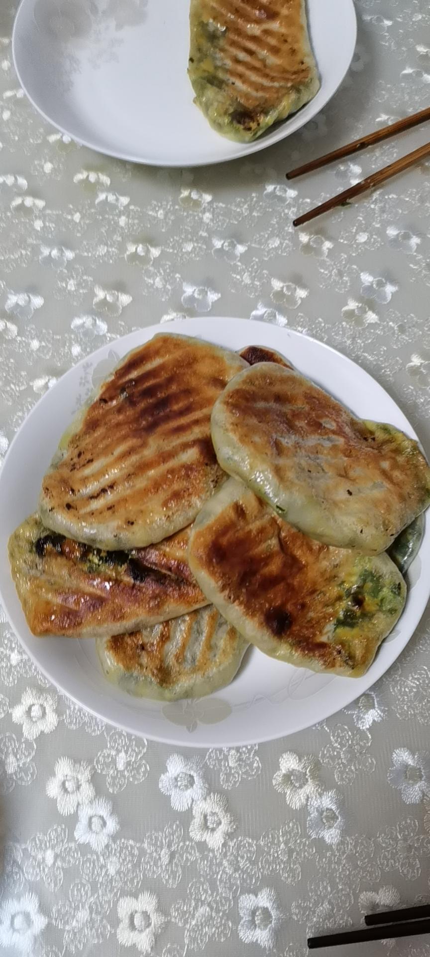 家常素三鲜馅饼 薄皮大馅 凉了也不硬 附细节视频详解