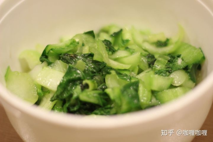 油煮青菜(咸蛋黄)