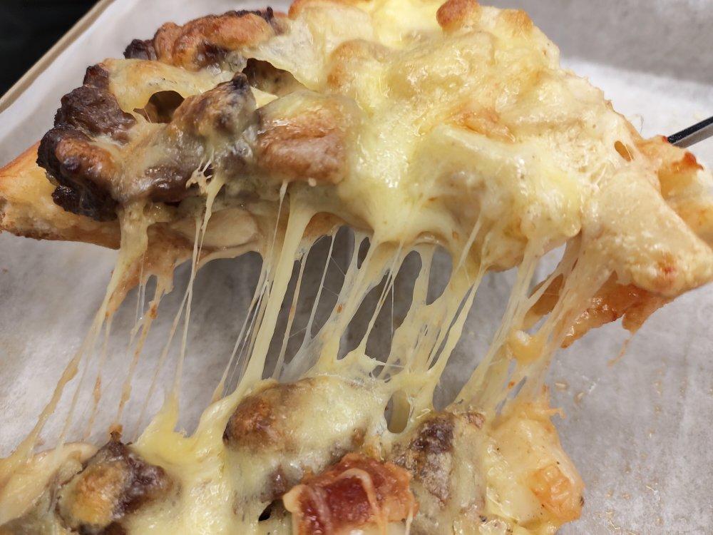 鲜虾🍤培根披萨🍕“内附敲好吃的饼皮做法”