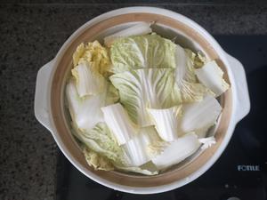 超简单的汤菜【叠煮】---白菜蛤蜊豆腐的做法 步骤2