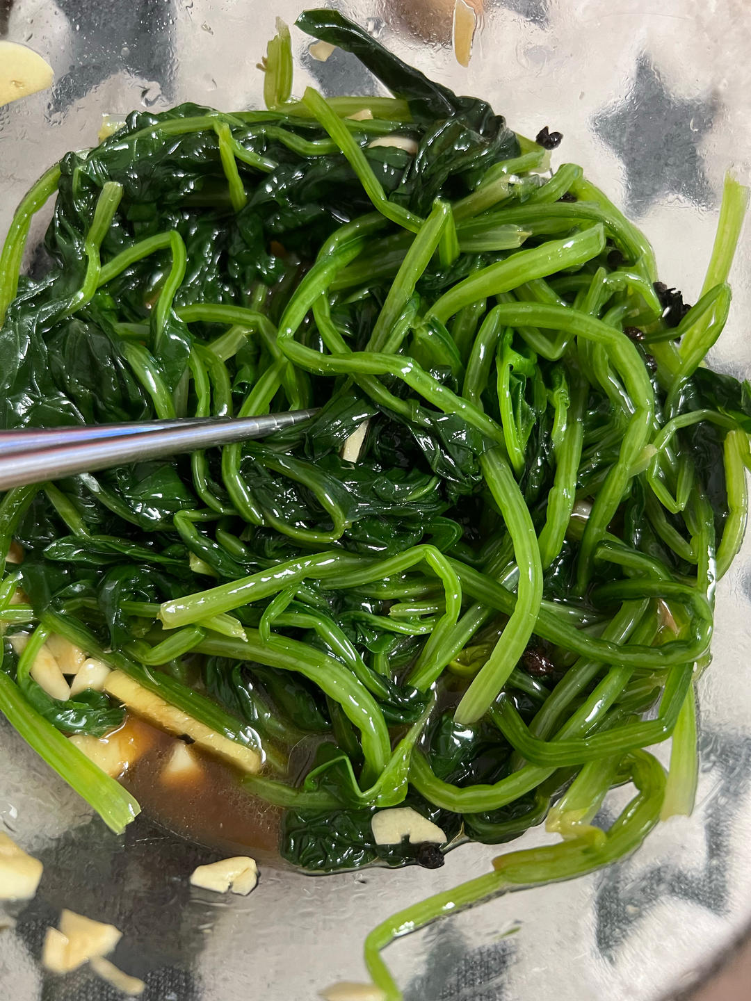 凉拌菠菜(家传秘方)