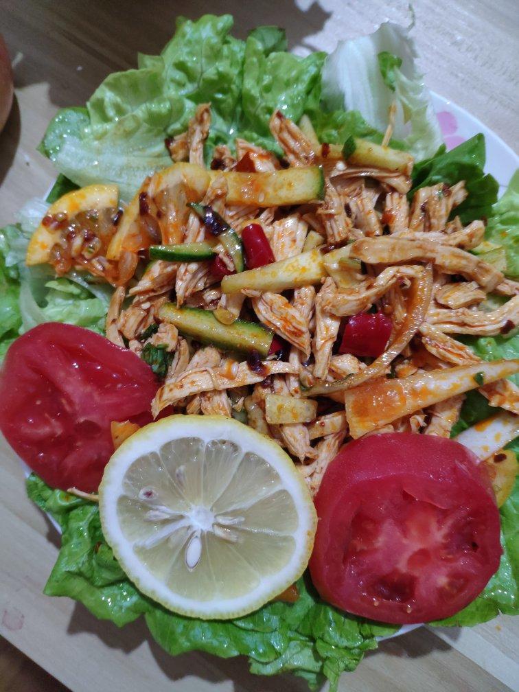 ✅ 第6道快手低脂菜✨清爽美味的柠檬鸡丝🍋鸡胸肉满分吃法💯