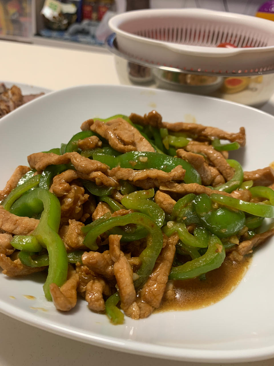 青椒炒肉丝