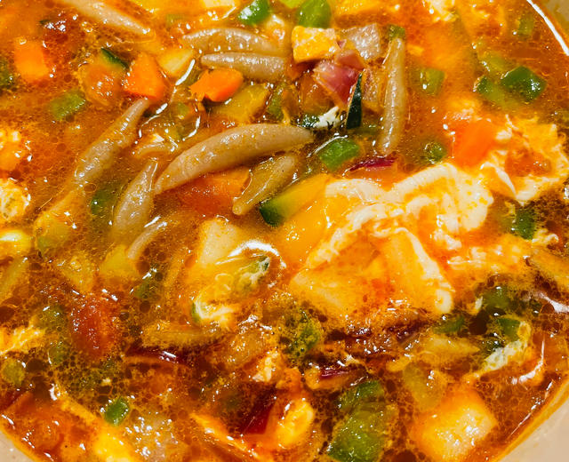 营养美味❤️时蔬酸汤莜面鱼鱼