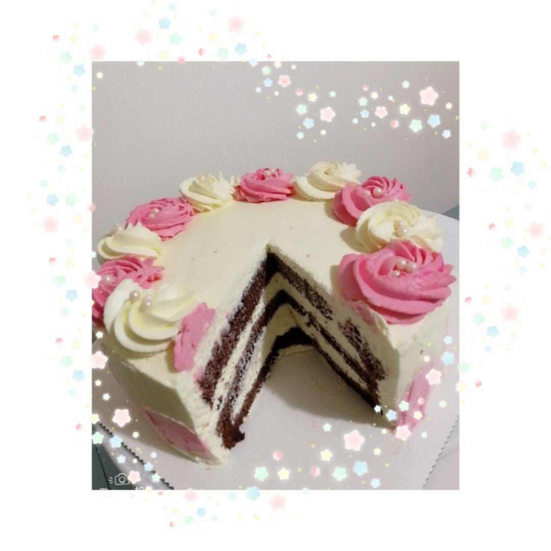 6寸可可戚风（内附8寸5蛋配方）