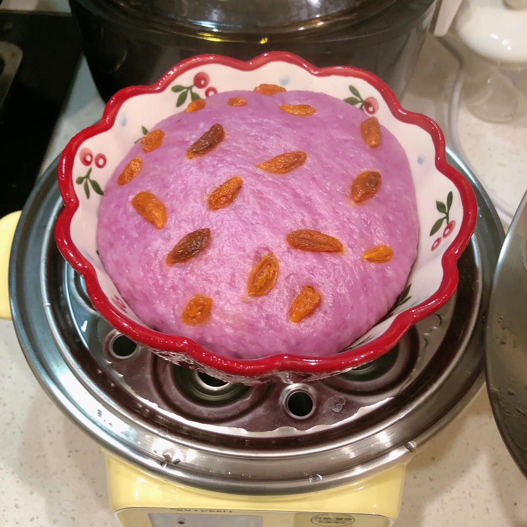 紫薯蒸糕【蒸煮炖锅食谱12月】