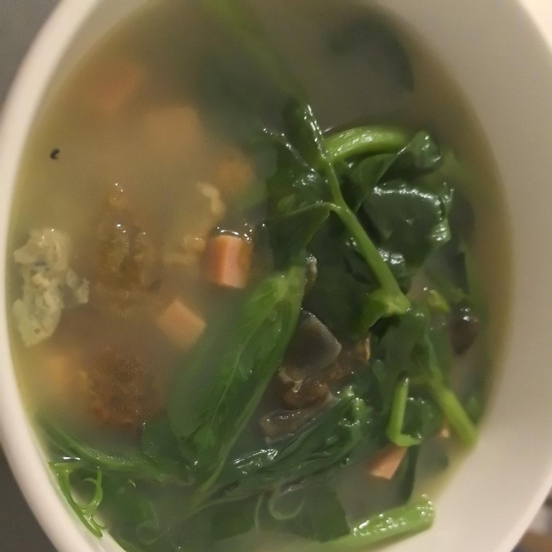 一口春天：上汤豌豆尖