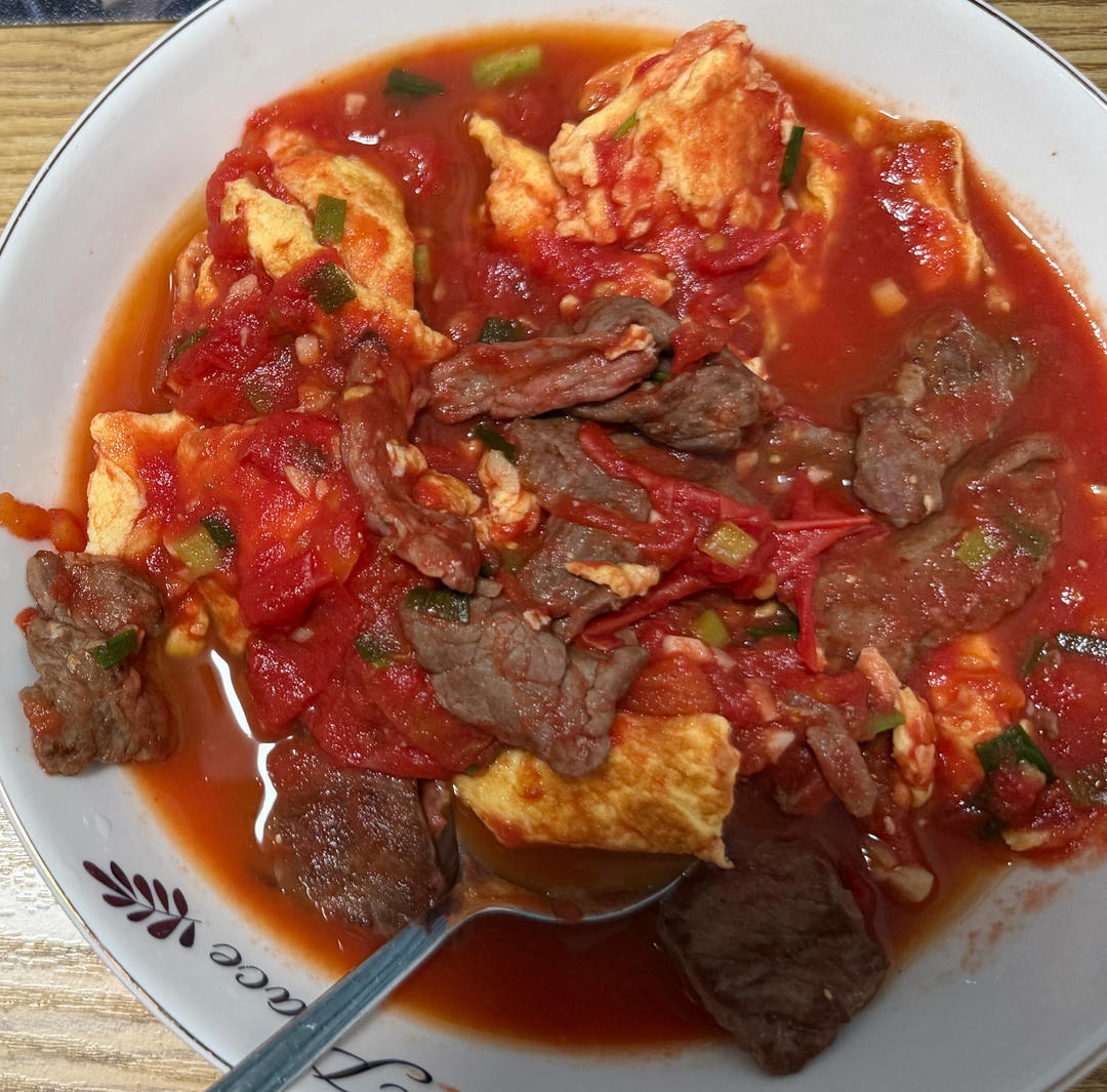 酸甜浓郁～超开胃🔥番茄滑蛋牛肉饭