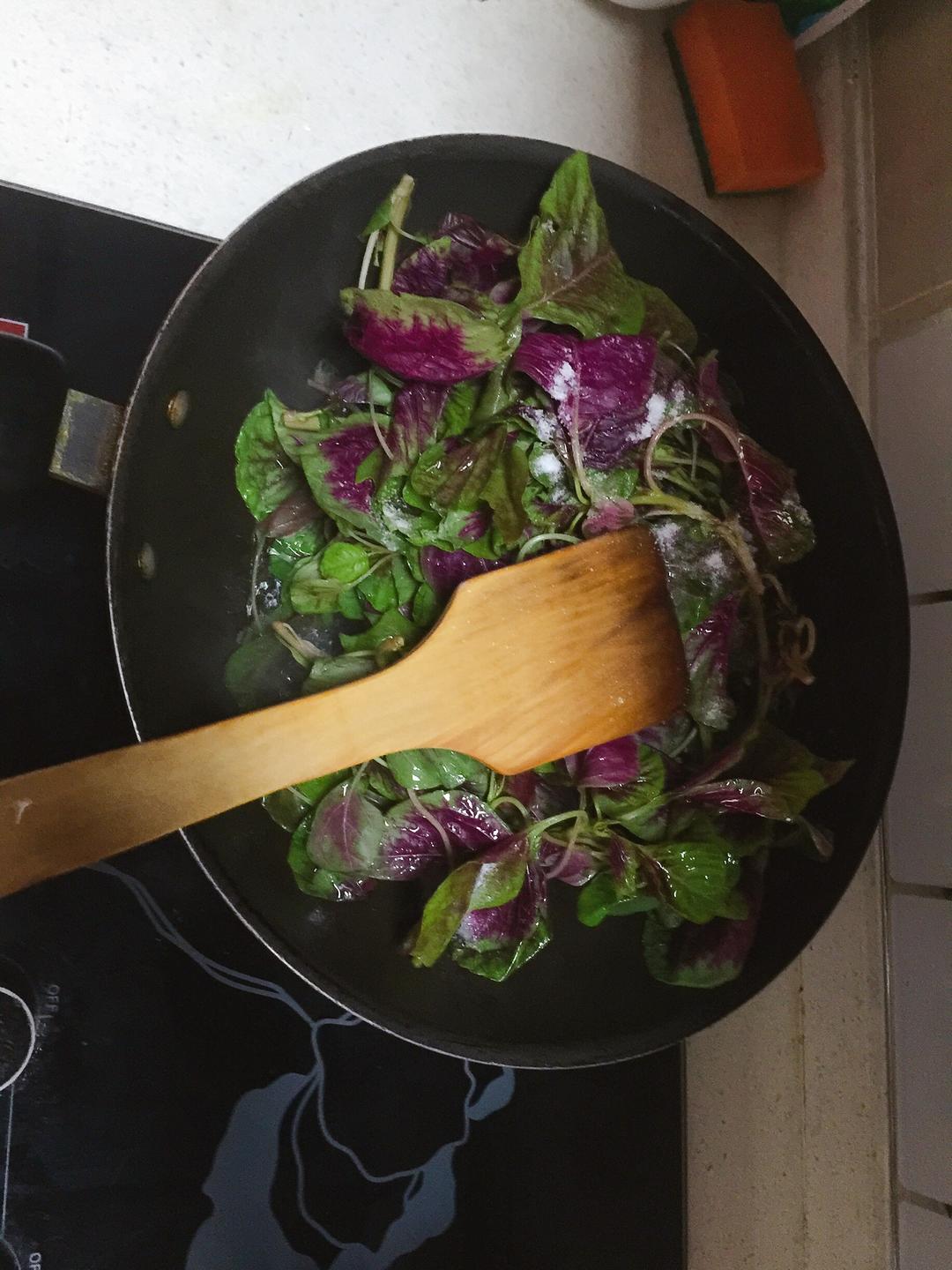 清炒苋菜（汉菜）的做法 步骤1