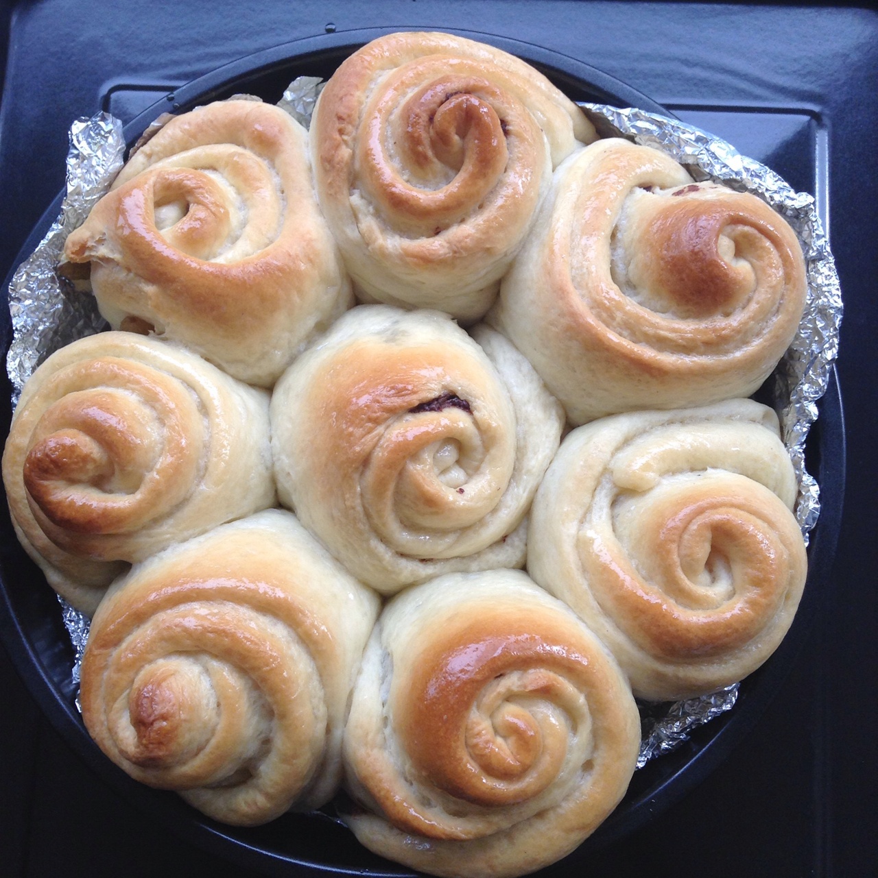 蜂蜜红提牛奶小面包