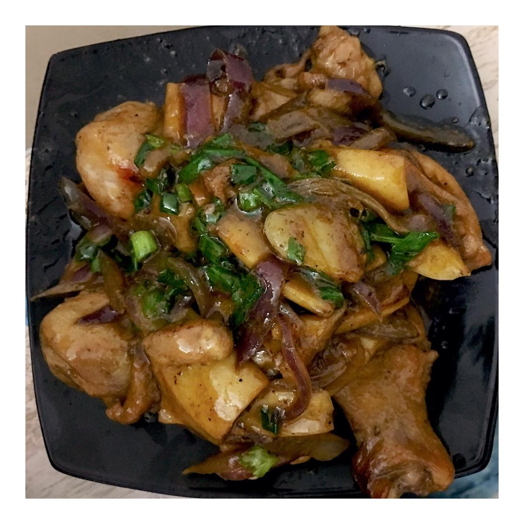 不用照烧酱的照烧鸡