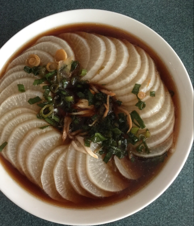 清蒸白萝卜