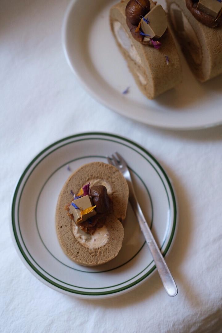 栗子伯爵茶奶冻卷