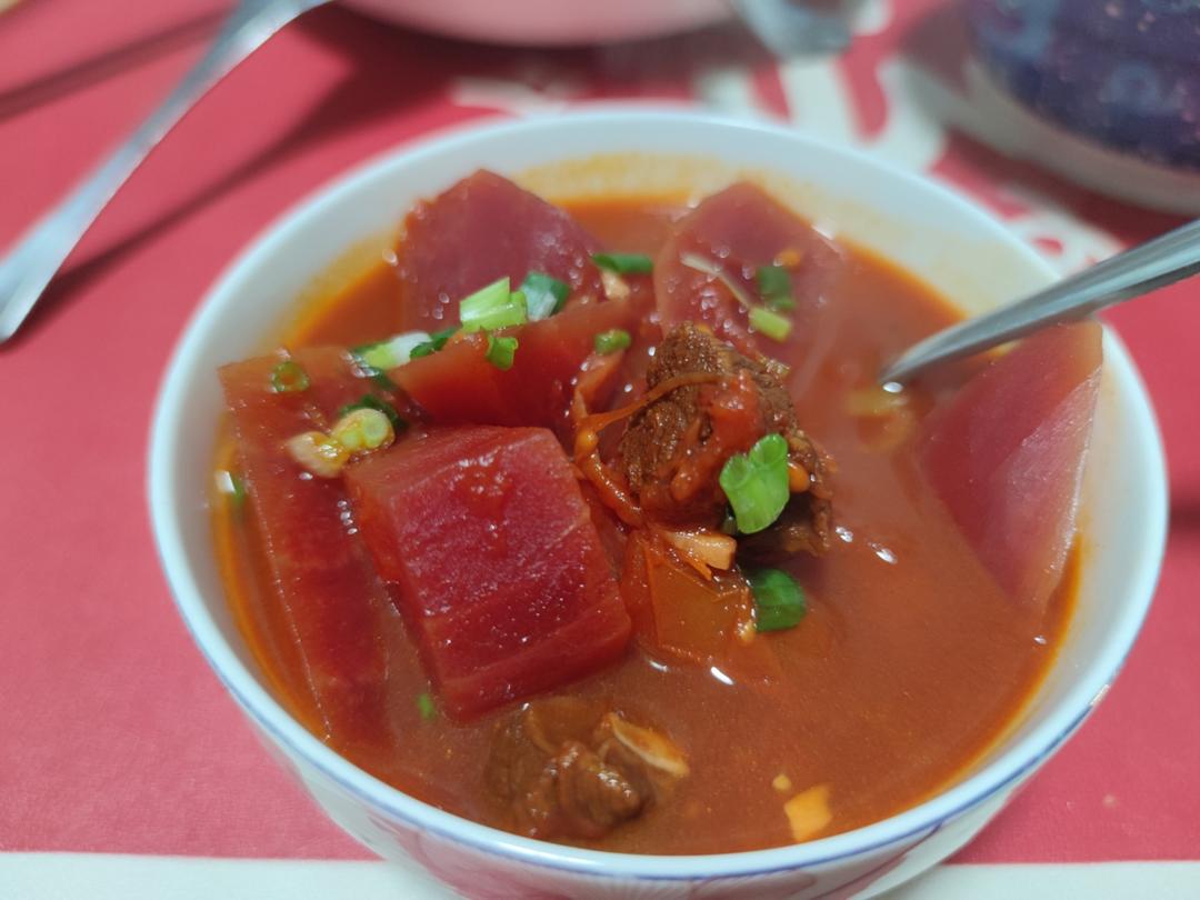番茄炖牛腩（电压力锅版）