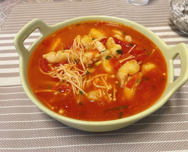 吃完舔盘的西红柿龙利鱼汤的做法