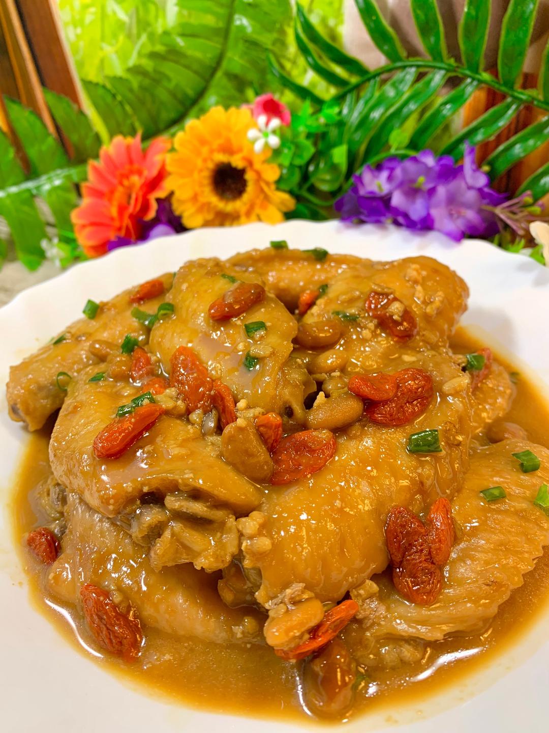 甜腐乳炆雞翼的做法