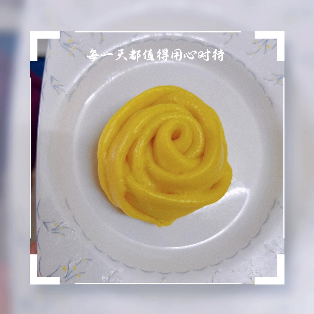 紫薯南瓜系列之玫瑰花卷