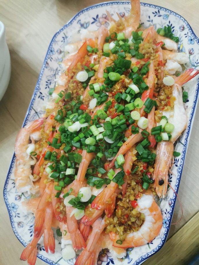 蒜蓉粉丝开背虾