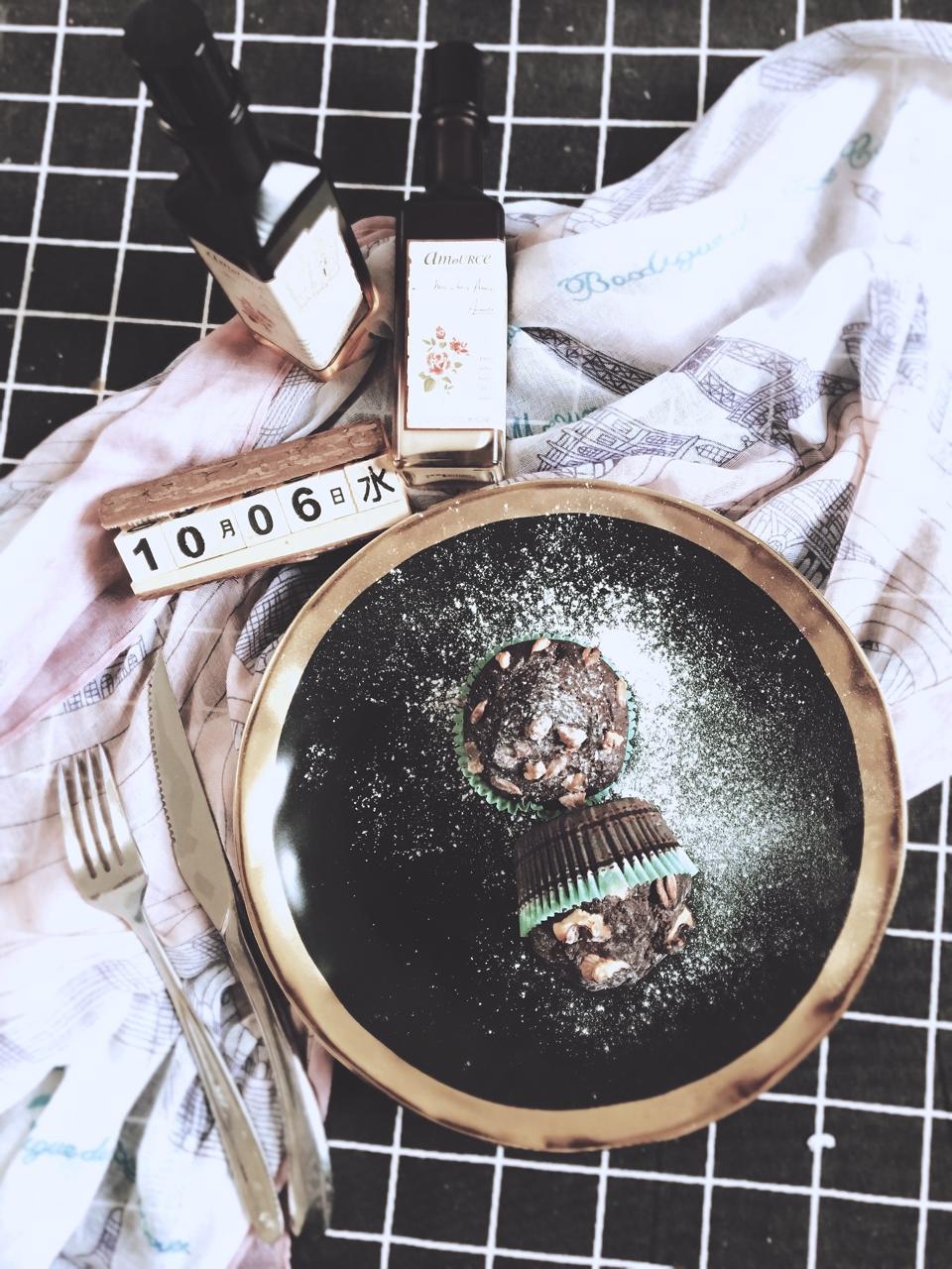 浓情巧克力摩卡马芬<Chocolate Espresso Muffins>