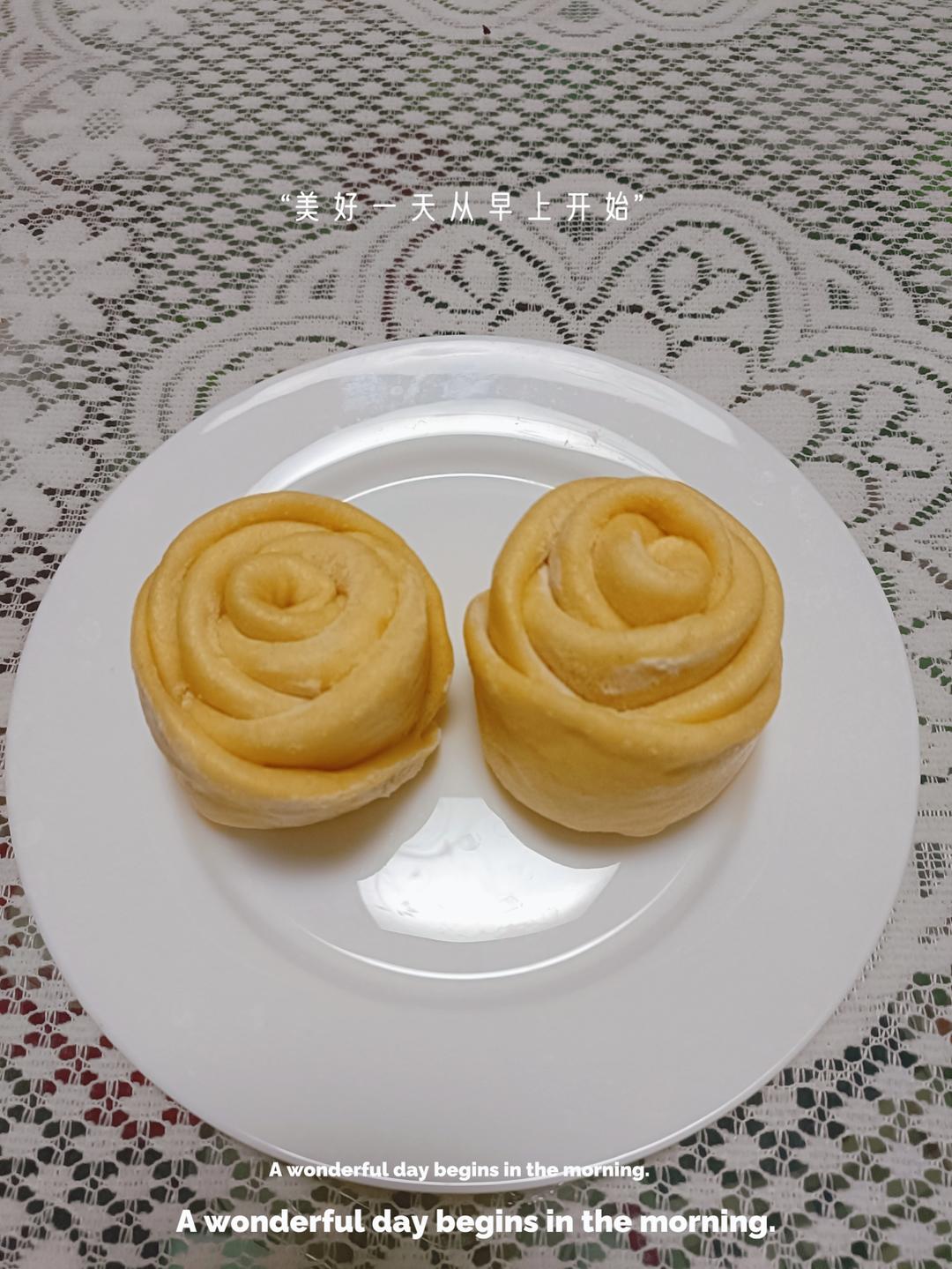 玫瑰花馒头