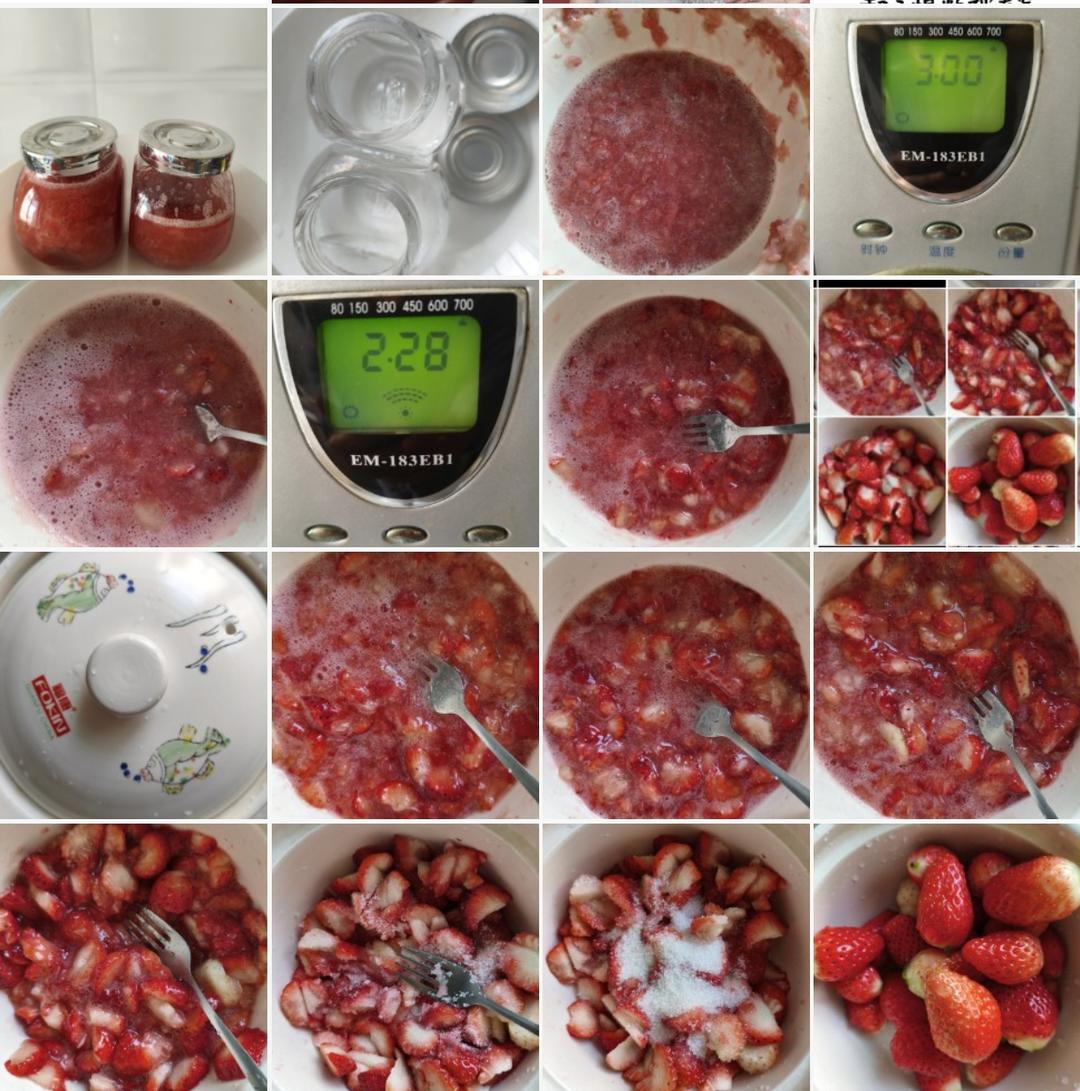 草莓酱（用微波炉制作）