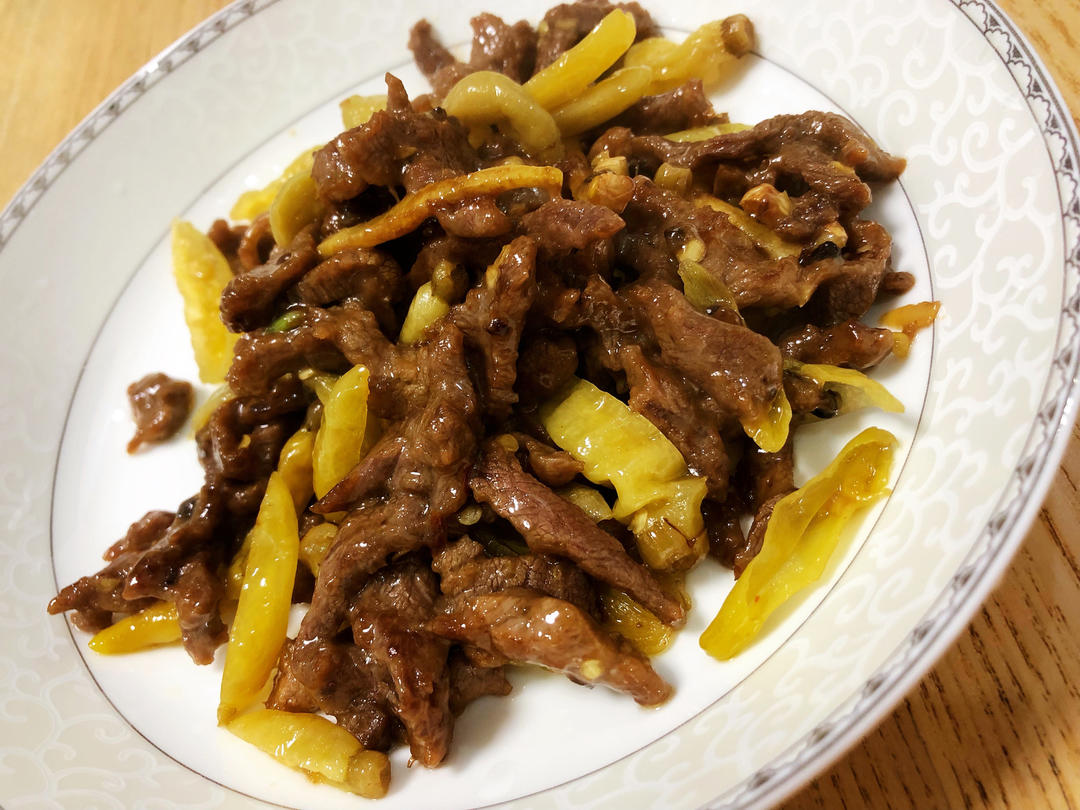 疯狂下饭的泡椒牛肉