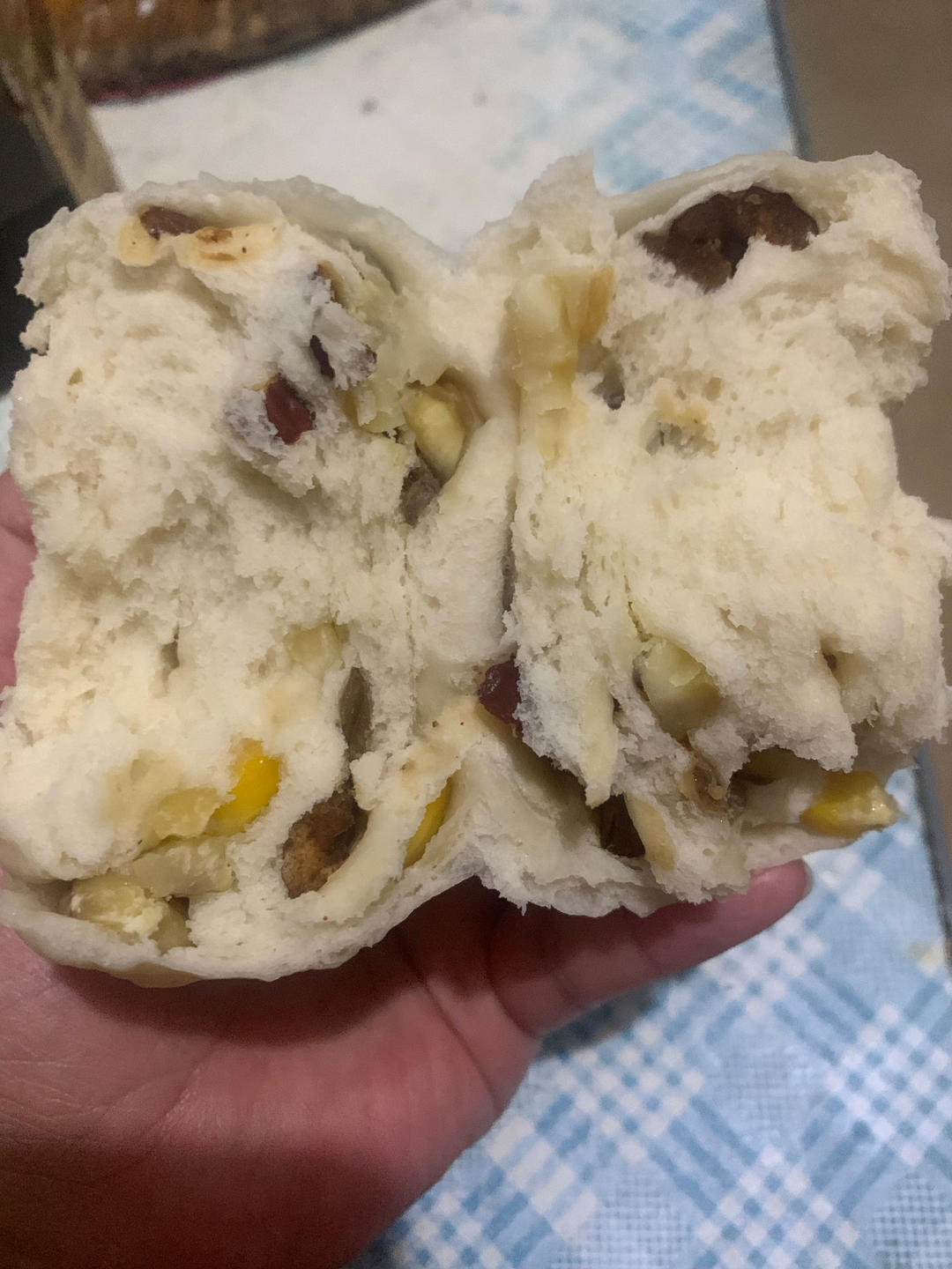 自制老北京宫门口红豆卷馒头