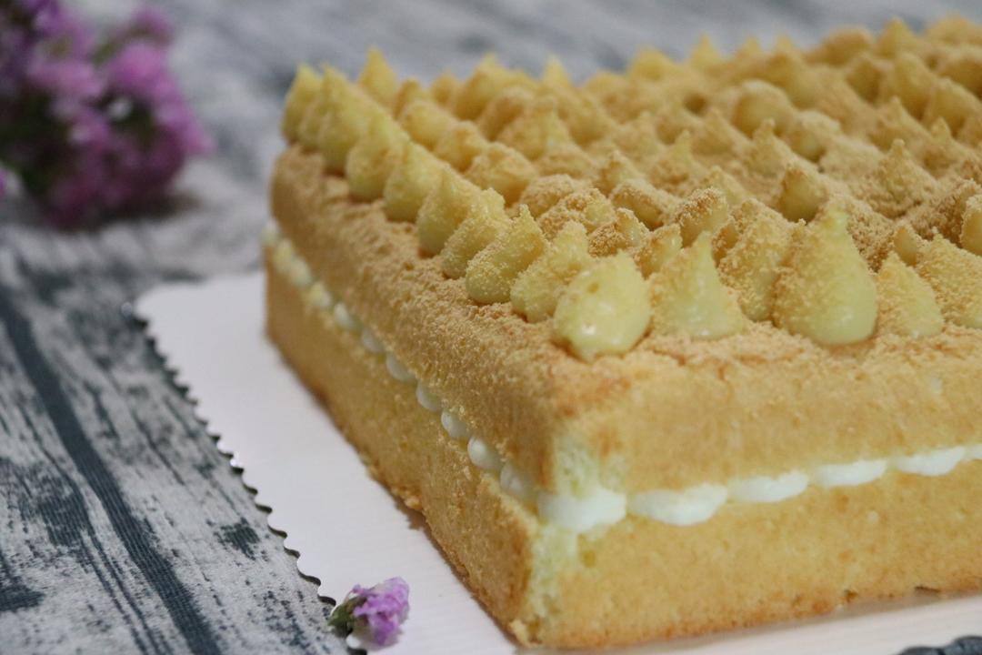 日式豆乳盒子蛋糕