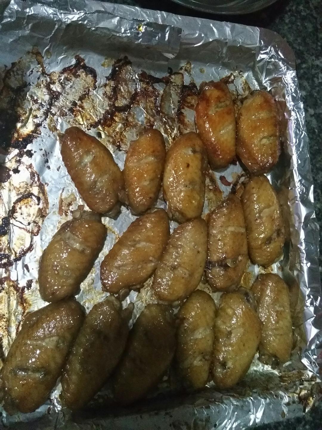 蜜汁鸡翅 Honey Coated Roast Chicken Wings