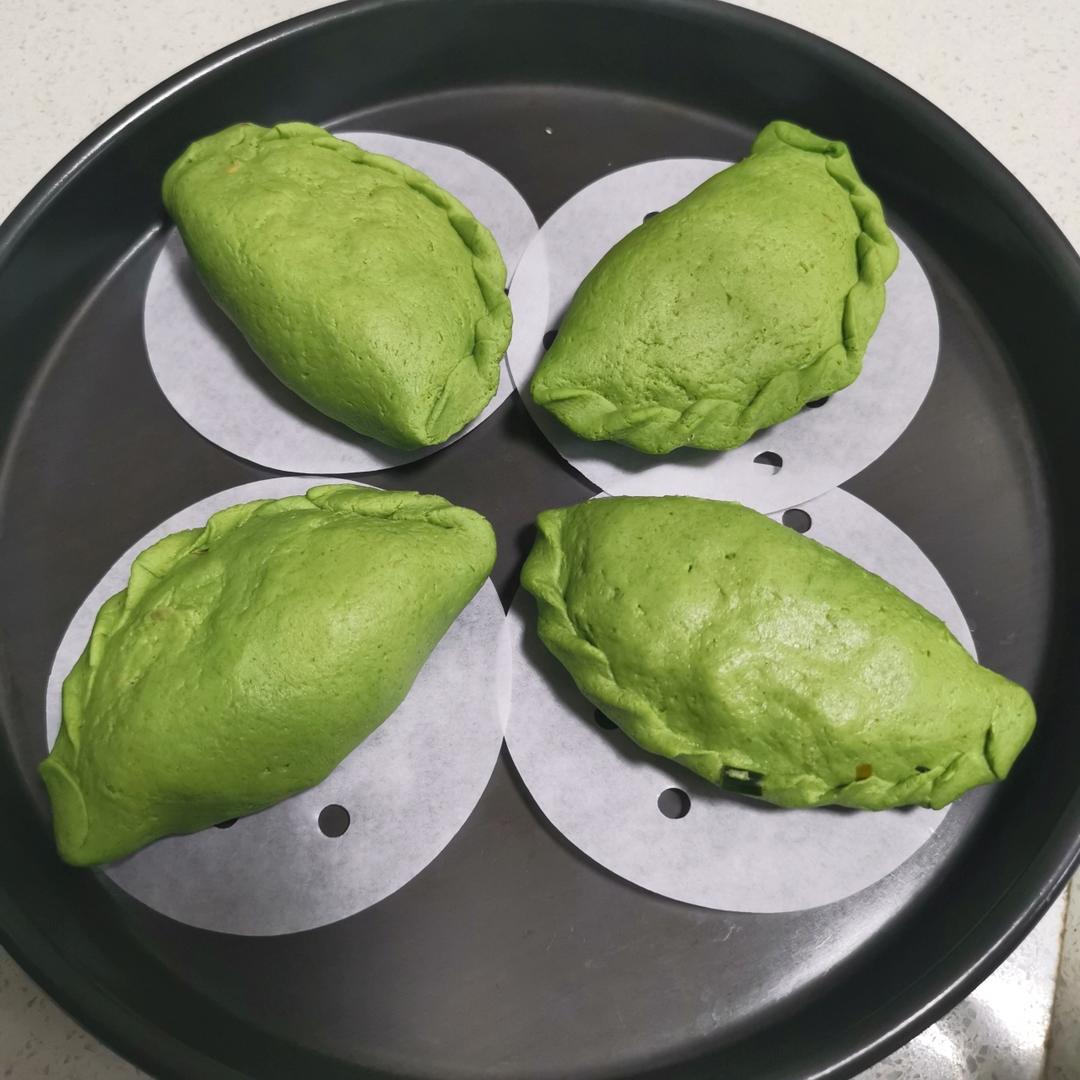 艾草青团的古法制作