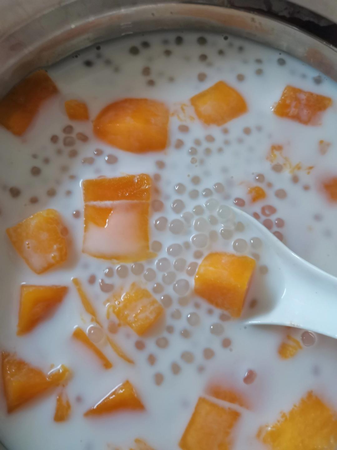 🌸夏日必备甜品-🥭椰汁芒果西米露「0失败」