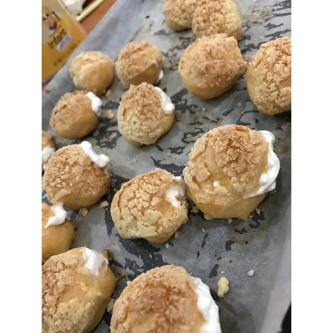 十分美味的酥皮泡芙