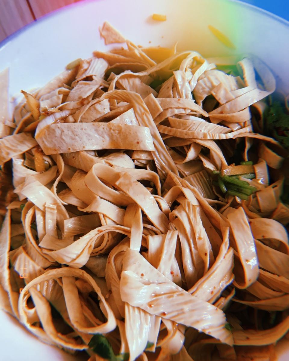 家常菜-凉拌油豆皮