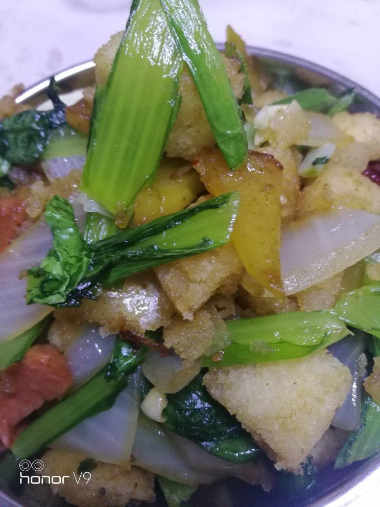 孜然炒馍块，创意吃法～！