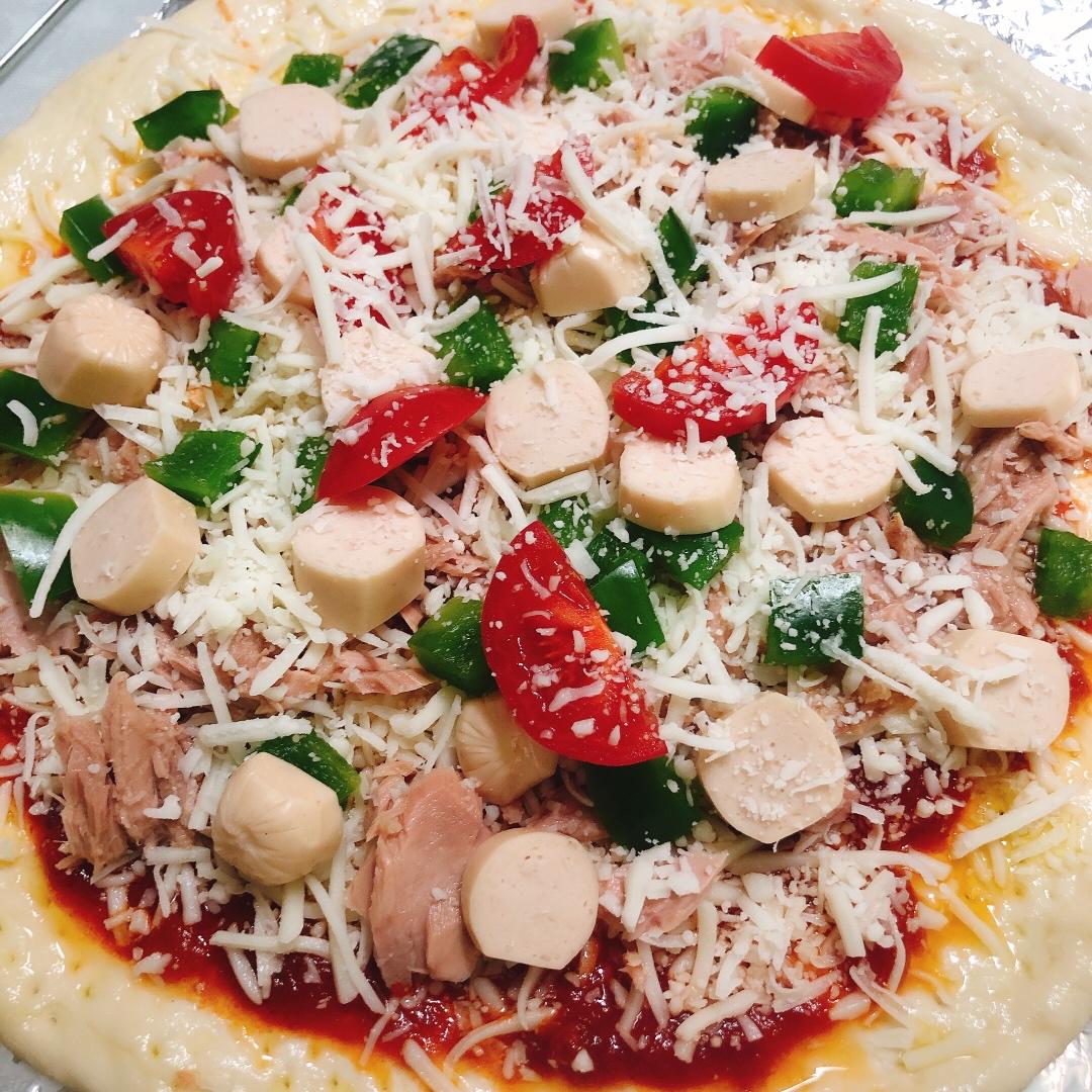 金枪鱼火腿pizza