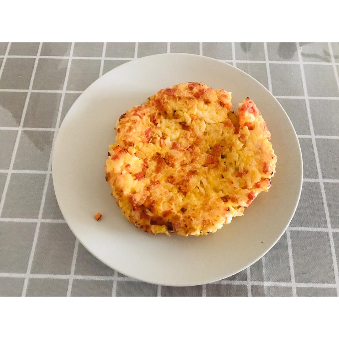 剩米饭鸡蛋饼