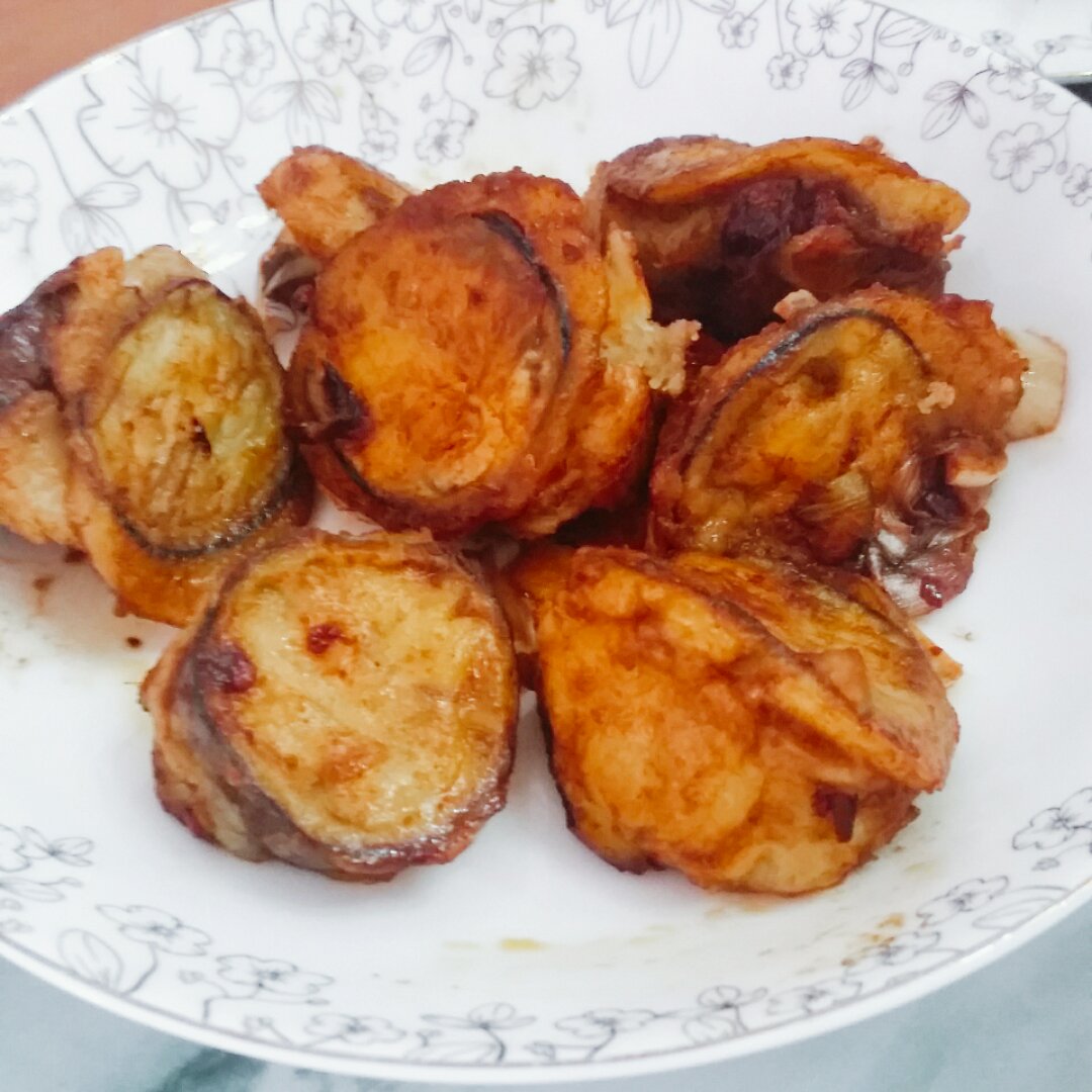 香煎土豆泥茄盒