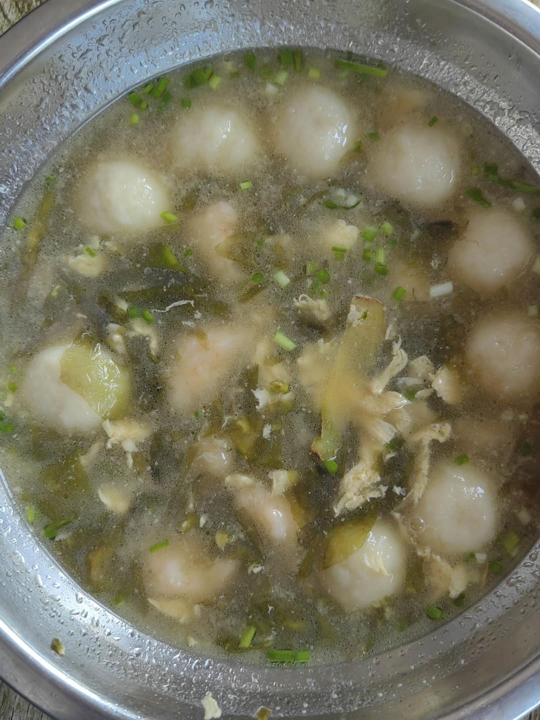 低卡鲜美的紫菜虾滑汤！好喝不胖减脂餐