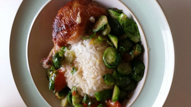 照烧鸡腿饭